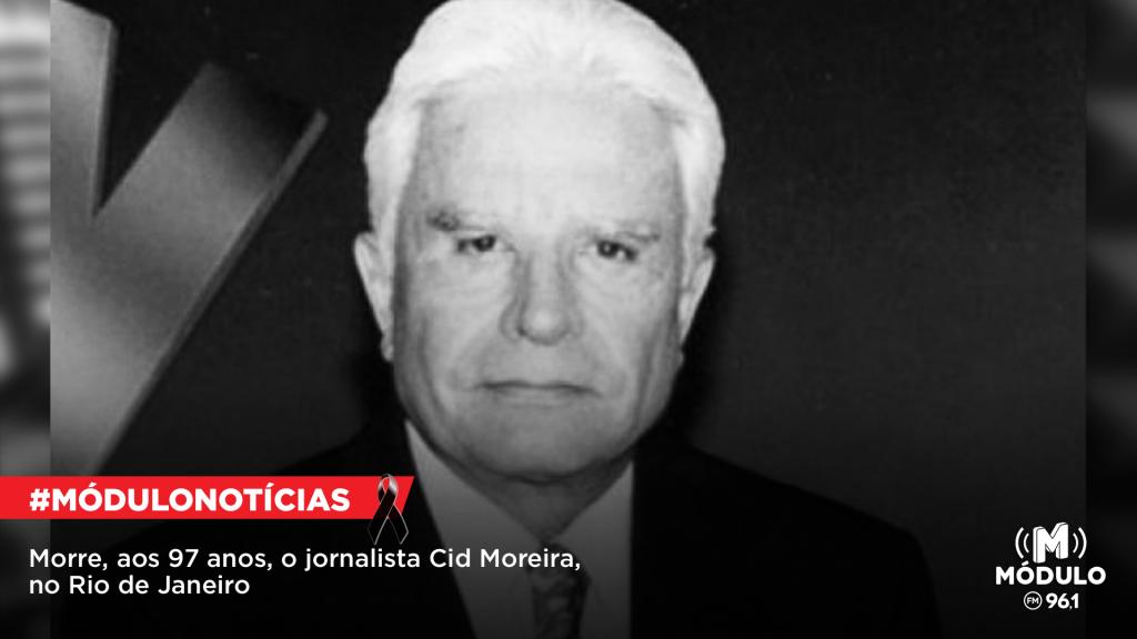 Morre, aos 97 anos, o jornalista Cid Moreira, no Rio de Janeiro