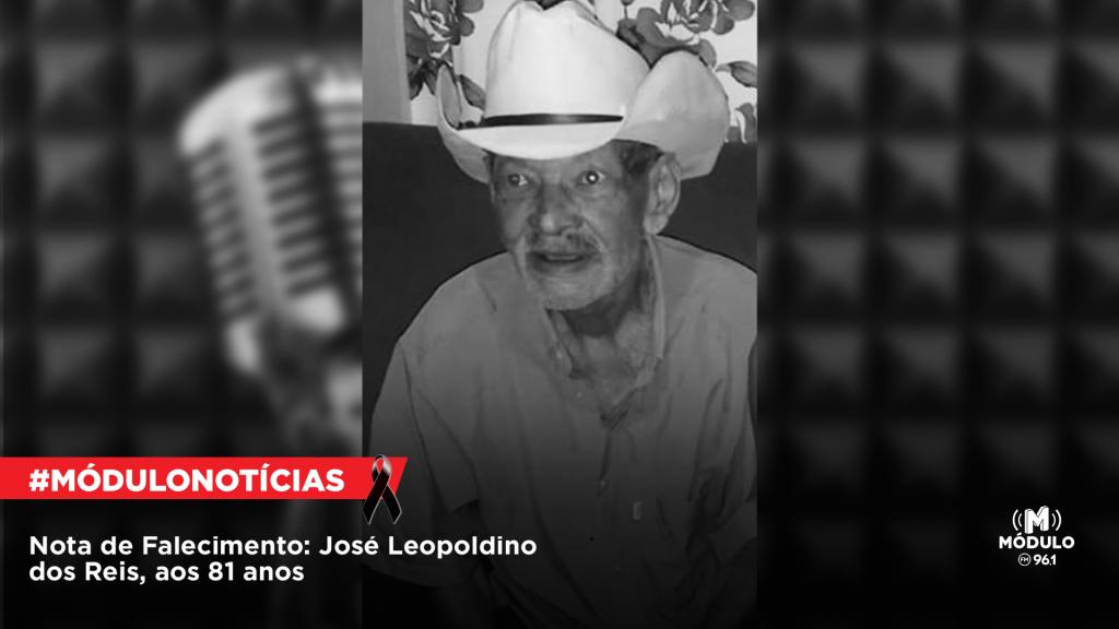 Nota de Falecimento: José Leopoldino dos Reis, aos 81 anos