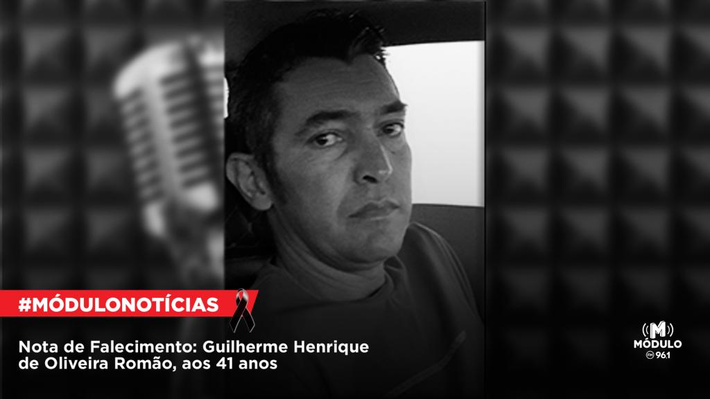 Nota de Falecimento: Guilherme Henrique de Oliveira Romão, aos...