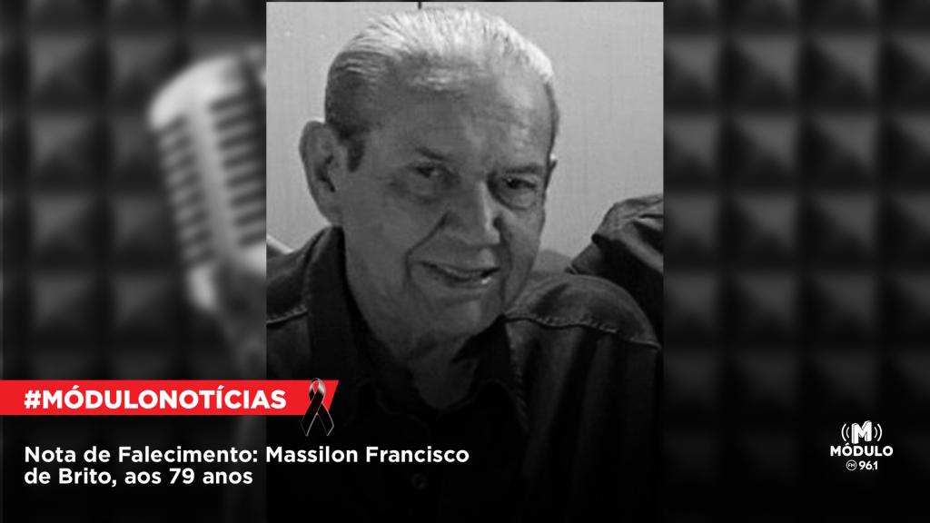 Nota de Falecimento: Massilon Francisco de Brito, aos 79 anos