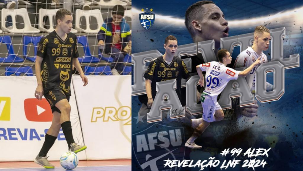 Patrocinense Alex Valentin é eleito Revelação da Liga Nacional de Futsal