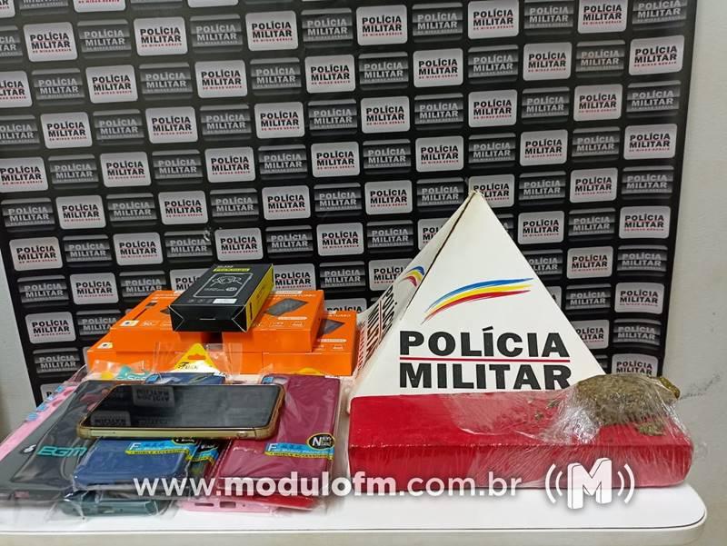 Perseguição policial termina com apreensão de drogas em veículo...