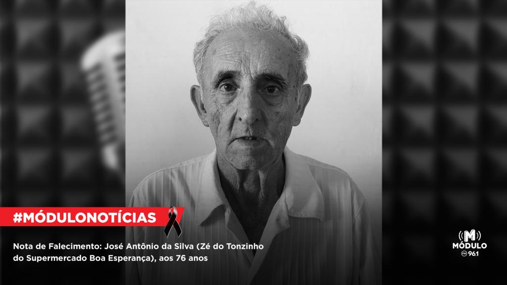 Nota de Falecimento: José Antônio da Silva (Zé do...