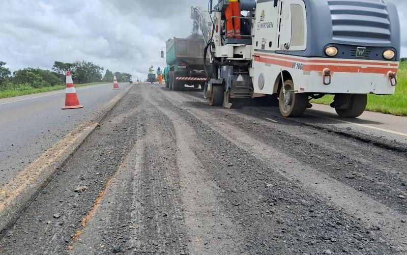 BR-452, na região de Santa Juliana, Perdizes e Araxá, passa por obras de revitalização