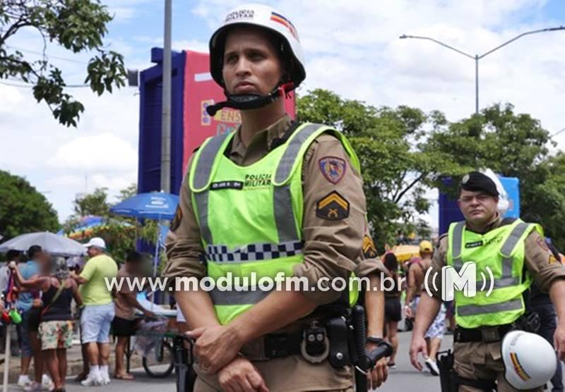 Patrocínio contará com reforço policial durante o Carnaval para prevenir crimes e garantir a segurança pública