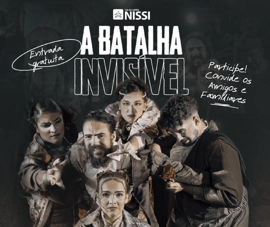 Patrocínio recebe hoje espetáculo teatral “A Batalha Invisível” da...