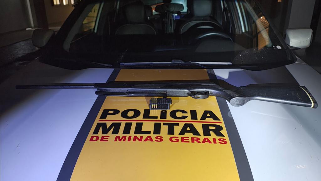 Homem é detido com arma e munições na MG-190...