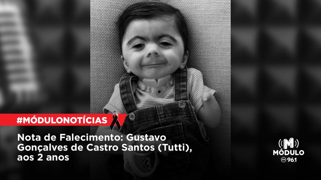 Nota de Falecimento: Gustavo Gonçalves de Castro Santos (Tutti),...