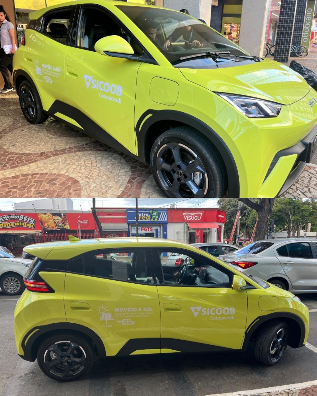 Imagem 1 do post Sicoob Coopacredi adquire carro 100% elétrico como novo passo em direção à sustentabilidade