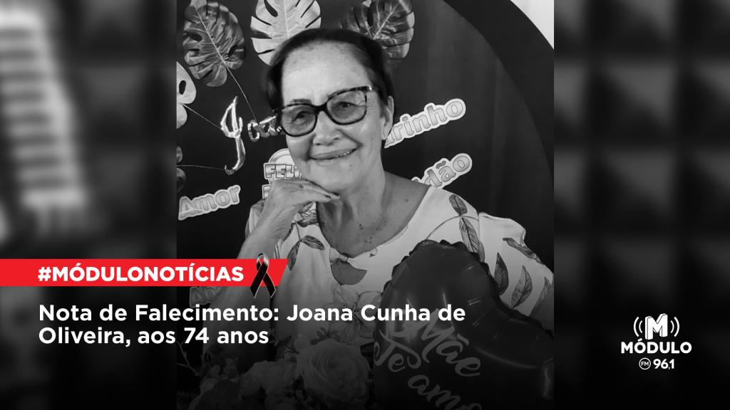 Nota de Falecimento: Joana Cunha de Oliveira, aos 74 anos