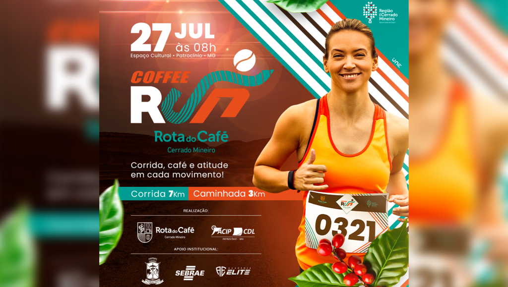 1ª Coffee Run será neste domingo com renda revertida...