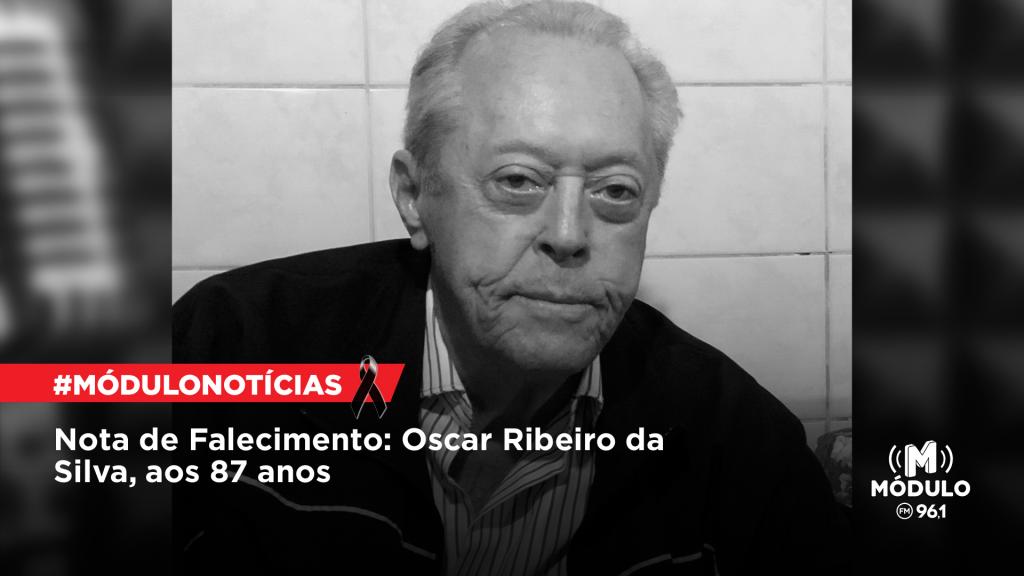 Nota de Falecimento: Oscar Ribeiro da Silva, aos 87 anos