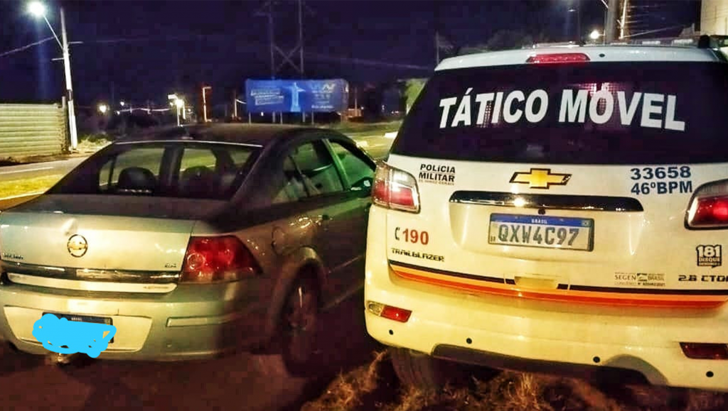 Homem é preso em Patrocínio com carro furtado em Uberlândia