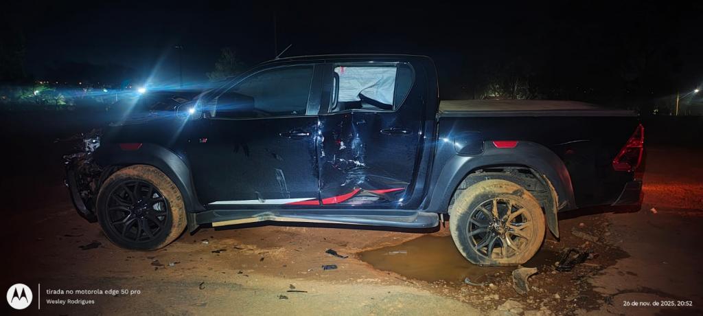 Imagem 2 do post Acidente envolve quatro veículos, mas provoca apenas danos materiais na MG-230, em Patrocínio