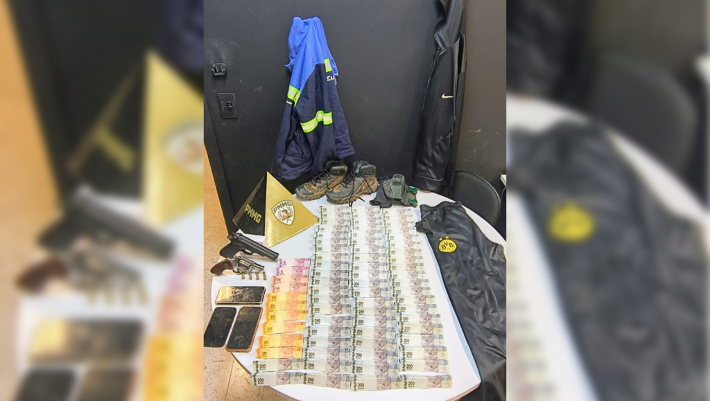 Dois homens são presos após assalto a empresa agropecuária...