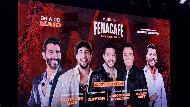 Fenacafé 2026 é lançada em Patrocínio com grandes atrações...