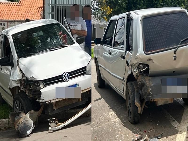 Acidente na avenida Bálsamos envolve dois veículos e não deixa feridos