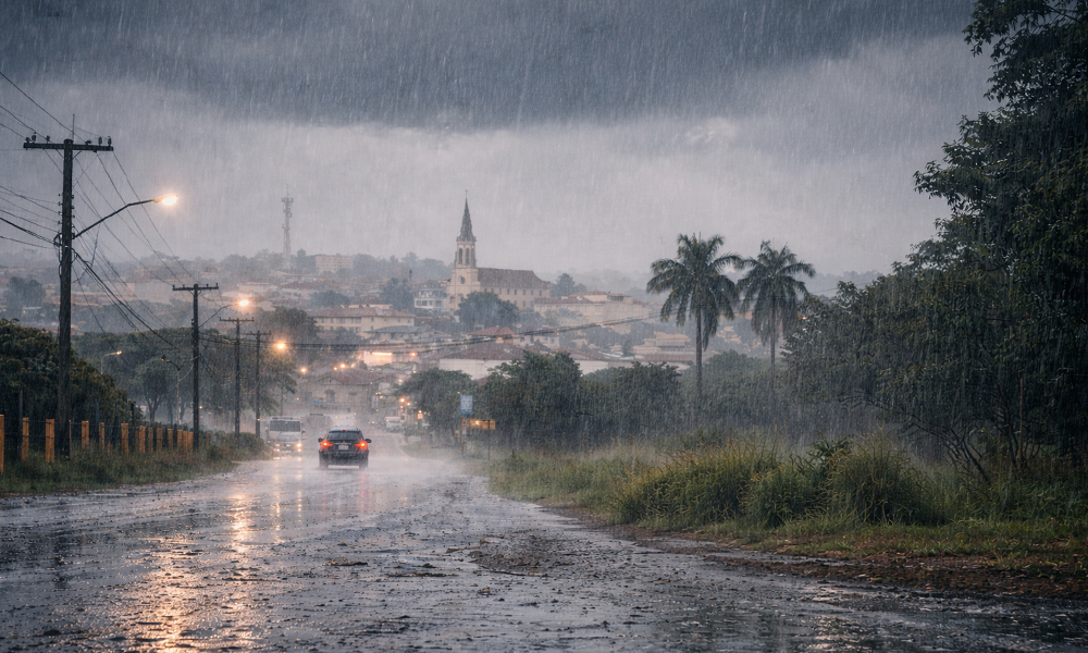 Semana será de chuva intensa no Triângulo Mineiro e Alto Paranaíba
