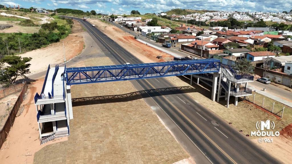 Nova passarela da BR-365 será entregue amanhã em Patrocínio após décadas de espera